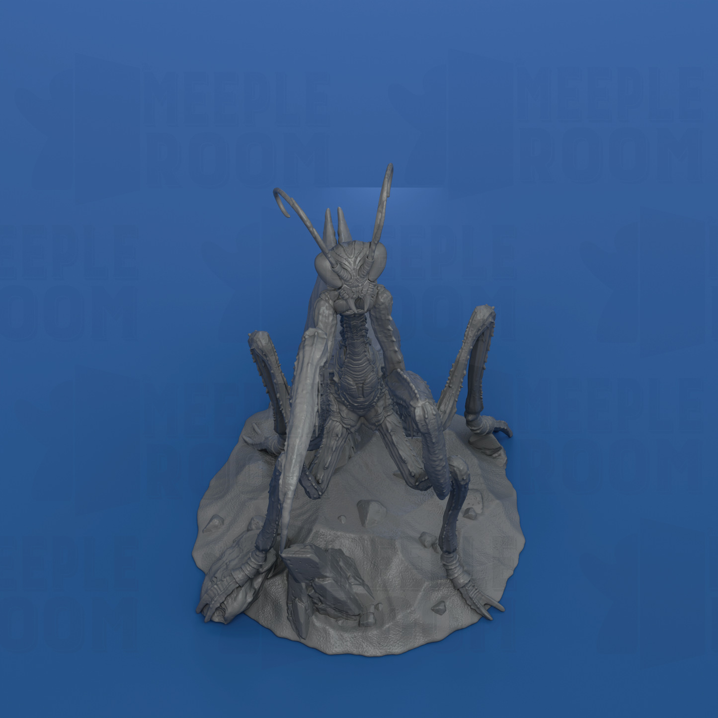 Giant Mantis by PrintYourMonsters | Miniature | TTRPG | Unpainted | Print on Demand