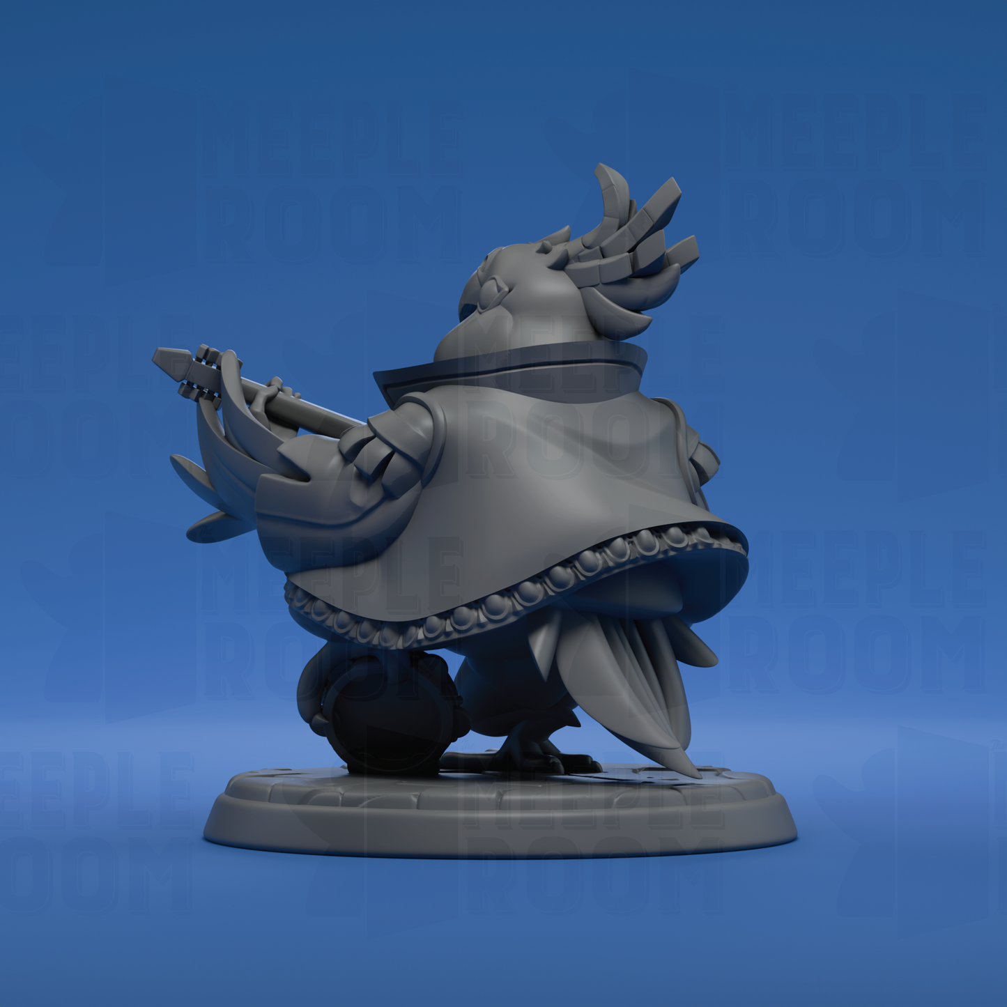 Pizazu, Bird Bard by Twin Goddess Miniatures | Miniature | TTRPG | Unpainted | Print on Demand