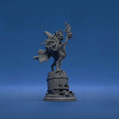 Baba Yaga, Ancient Witch by DM Stash | Miniature | TTRPG | Unpainted | Print on Demand