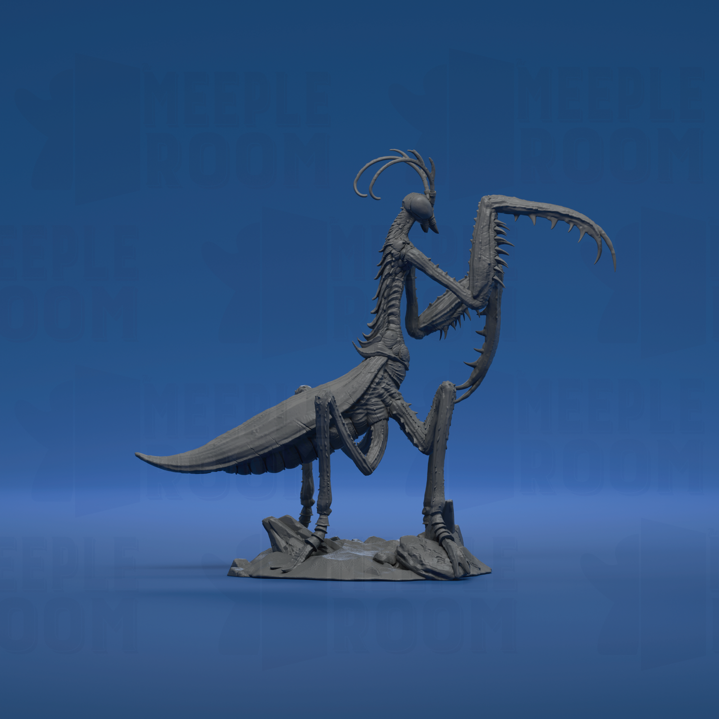 Giant Mantis by PrintYourMonsters | Miniature | TTRPG | Unpainted | Print on Demand