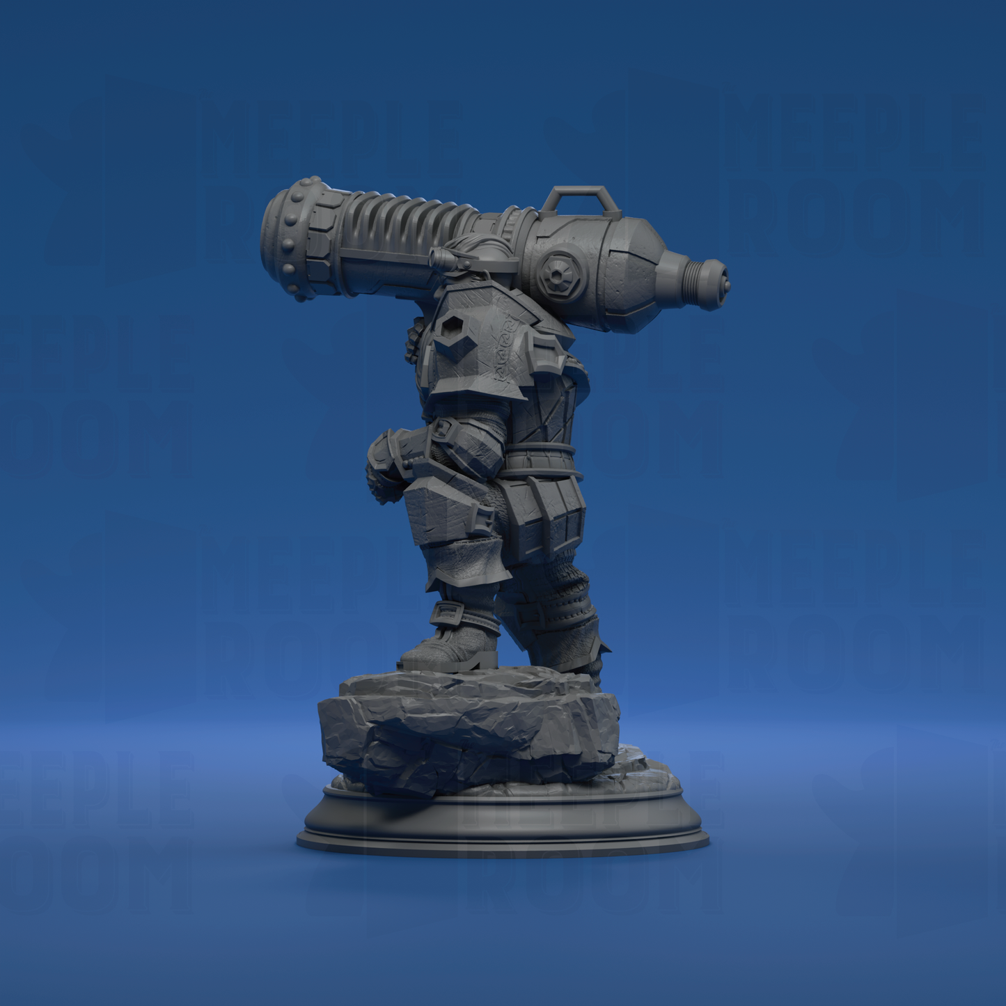 Rook, Dwarven Cannoneer by DM Stash | Miniature | TTRPG | Unpainted | Print on Demand