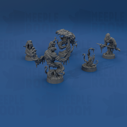 Shadow Jellies by Sordane Publishing | Miniature | TTRPG | Unpainted | Print on Demand