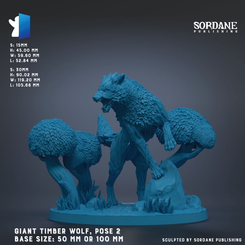a blue sculpture of a wolf and three other animals