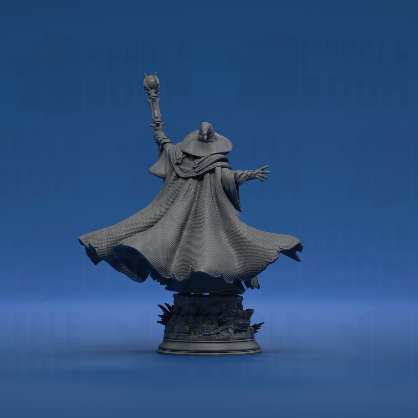 Merlin of Monmouth, Elder Wizard by DM Stash | Miniature | TTRPG | Unpainted | Print on Demand