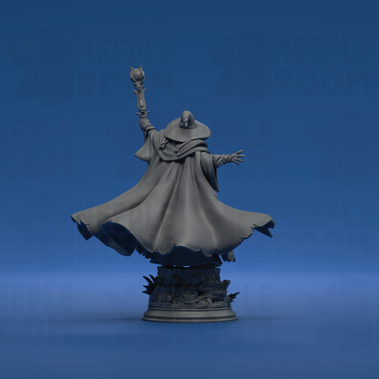 Merlin of Monmouth, Elder Wizard by DM Stash | Miniature | TTRPG | Unpainted | Print on Demand