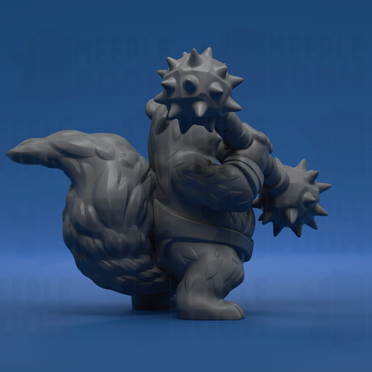 Squirrel Guild by Dice Heads | Miniature | TTRPG | Unpainted | Print on Demand