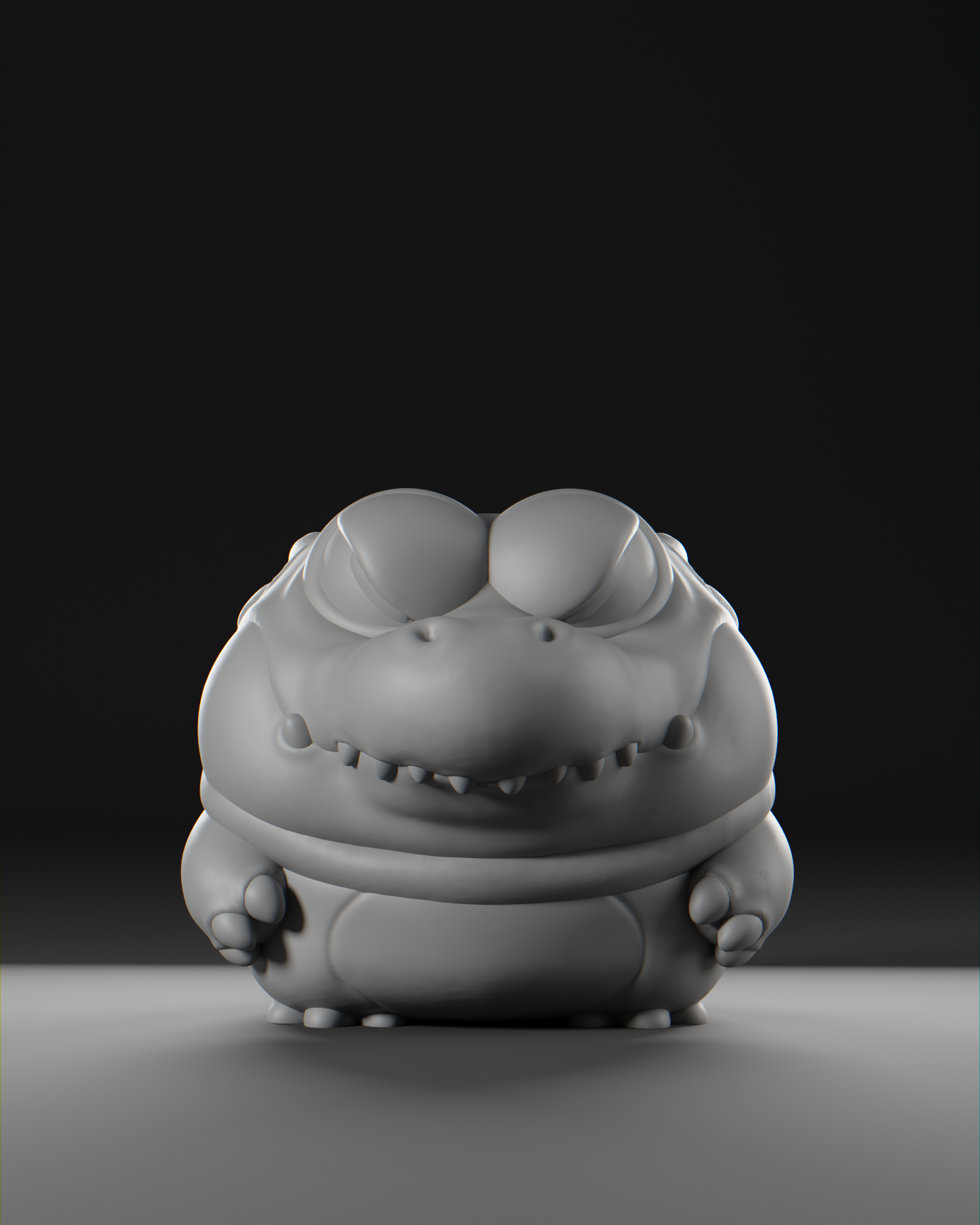 a small white object sitting on top of a table