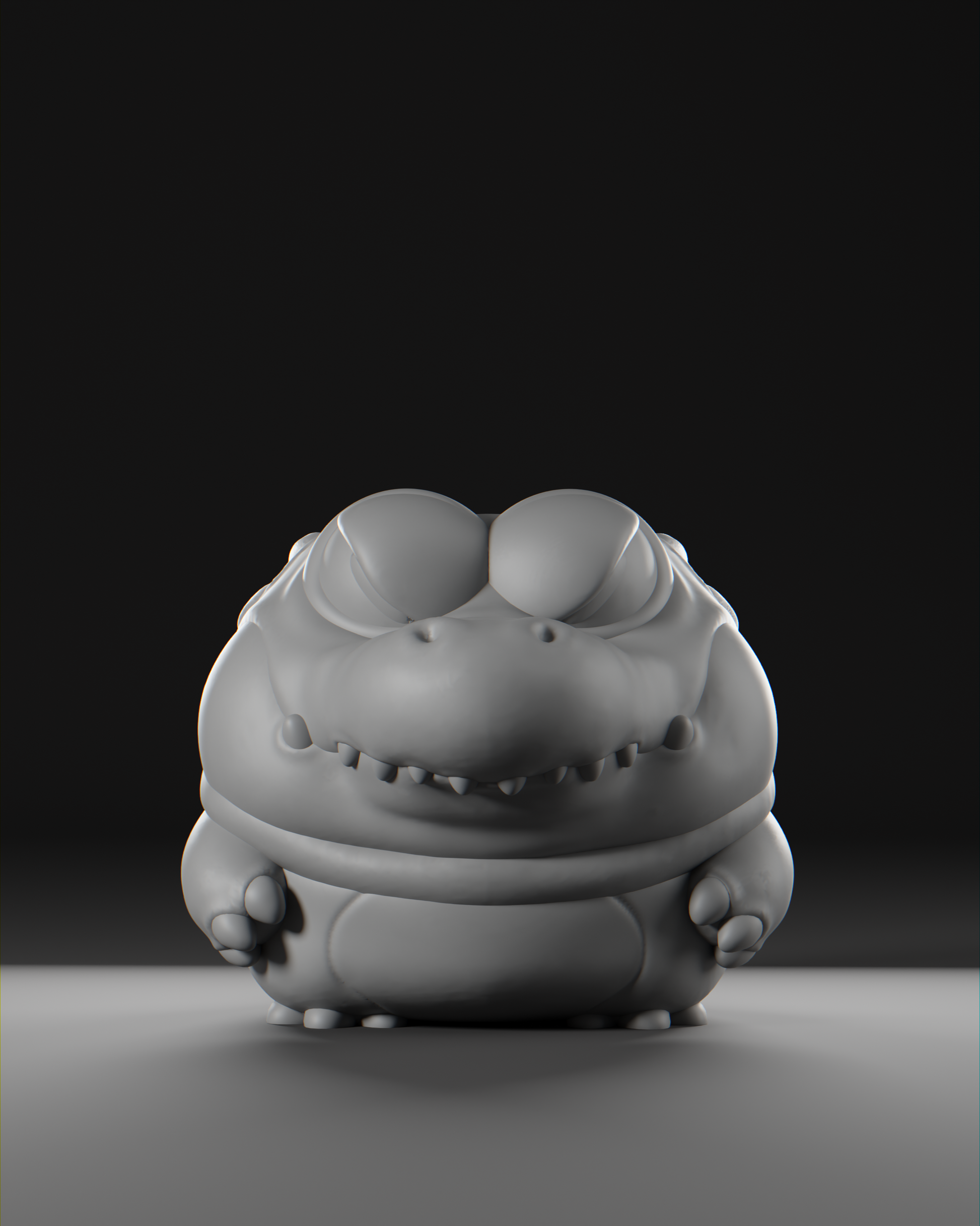 a small white object sitting on top of a table