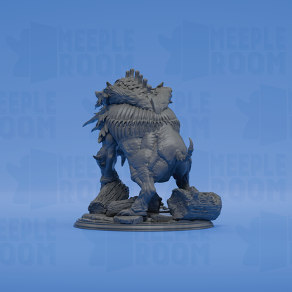 Nogoron, Blighted Giant Boar by DM Stash | Miniature | TTRPG | Unpainted | Print on Demand