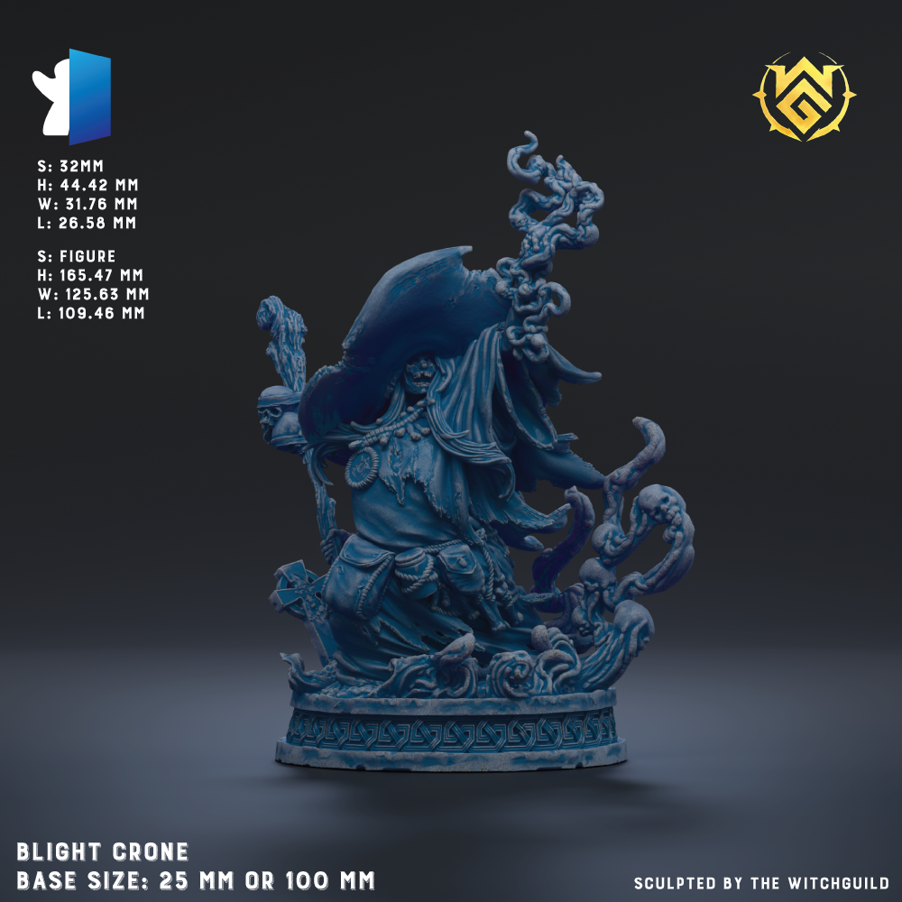 a blue statue of a person holding a sword