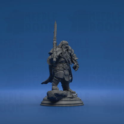 Took, Dwarven Axeman by DM Stash | Miniature | TTRPG | Unpainted | Print on Demand