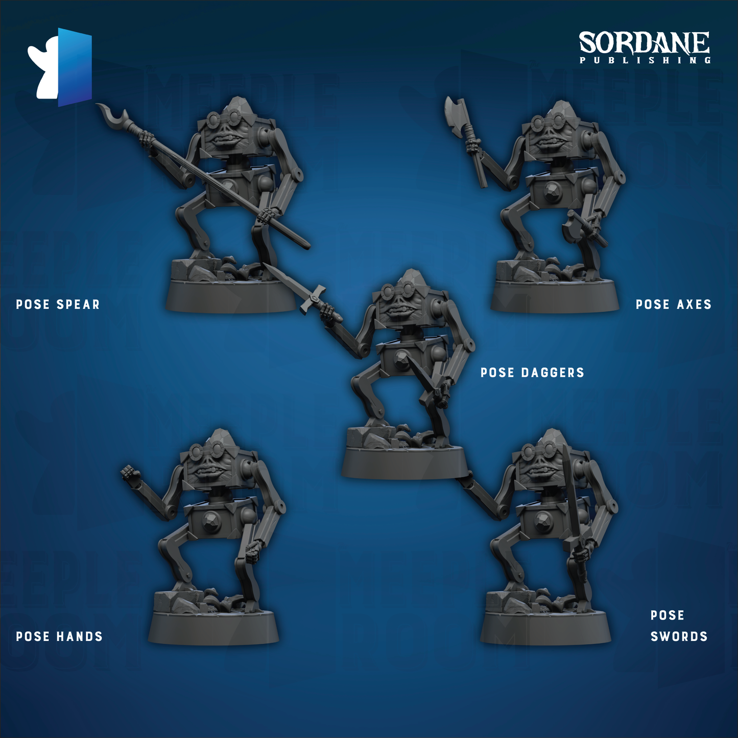Sordalite Drone, Duodrone by Sordane Publishing | Miniature | TTRPG | Unpainted | Print on Demand