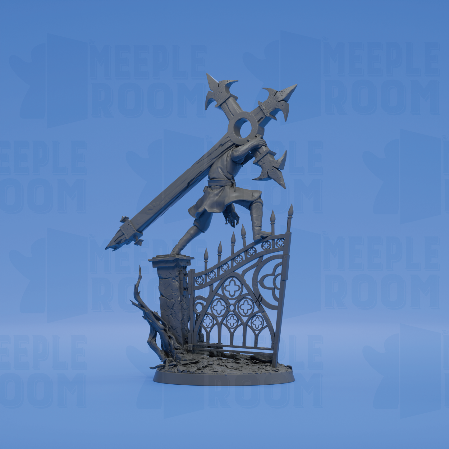 The Four Mourners by Rescale Miniatures | Miniature | TTRPG | Unpainted | Print on Demand