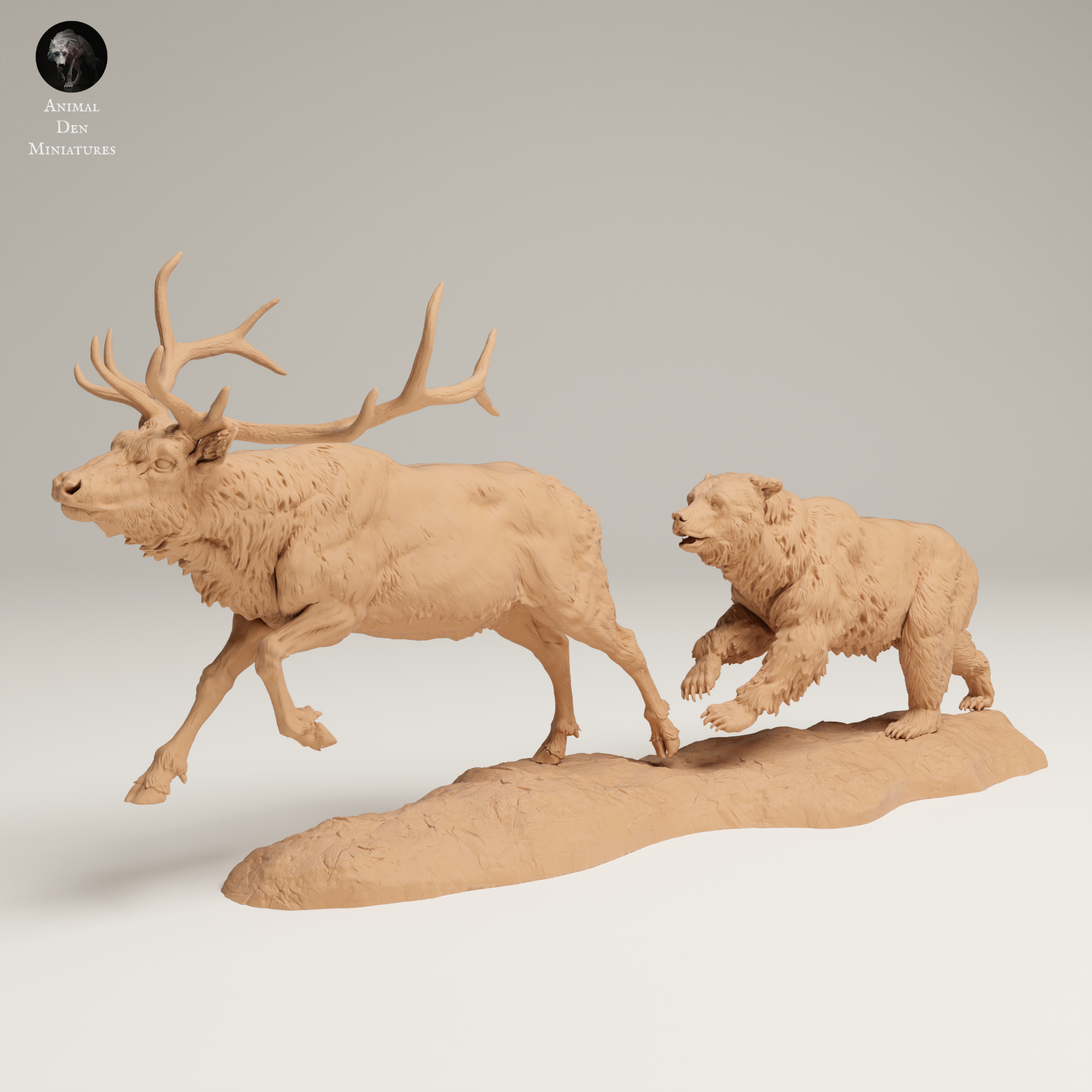 a couple of animals that are on a table