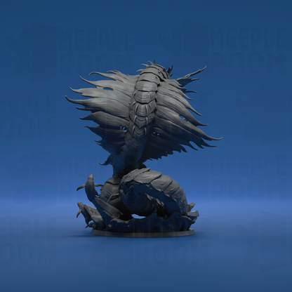 Arctic Centipede by Rescale Miniatures | Miniature | TTRPG | Unpainted | Print on Demand