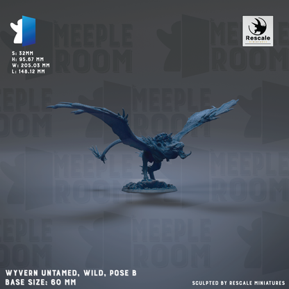 a large, winged creature resembling a dragon or mythical creature, with a textured, dark background.
