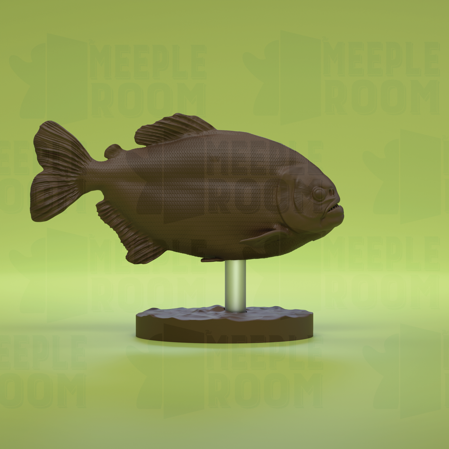 Red-Bellied Piranha by Animal Den Miniatures | Miniature | TTRPG | Unpainted | Print on Demand