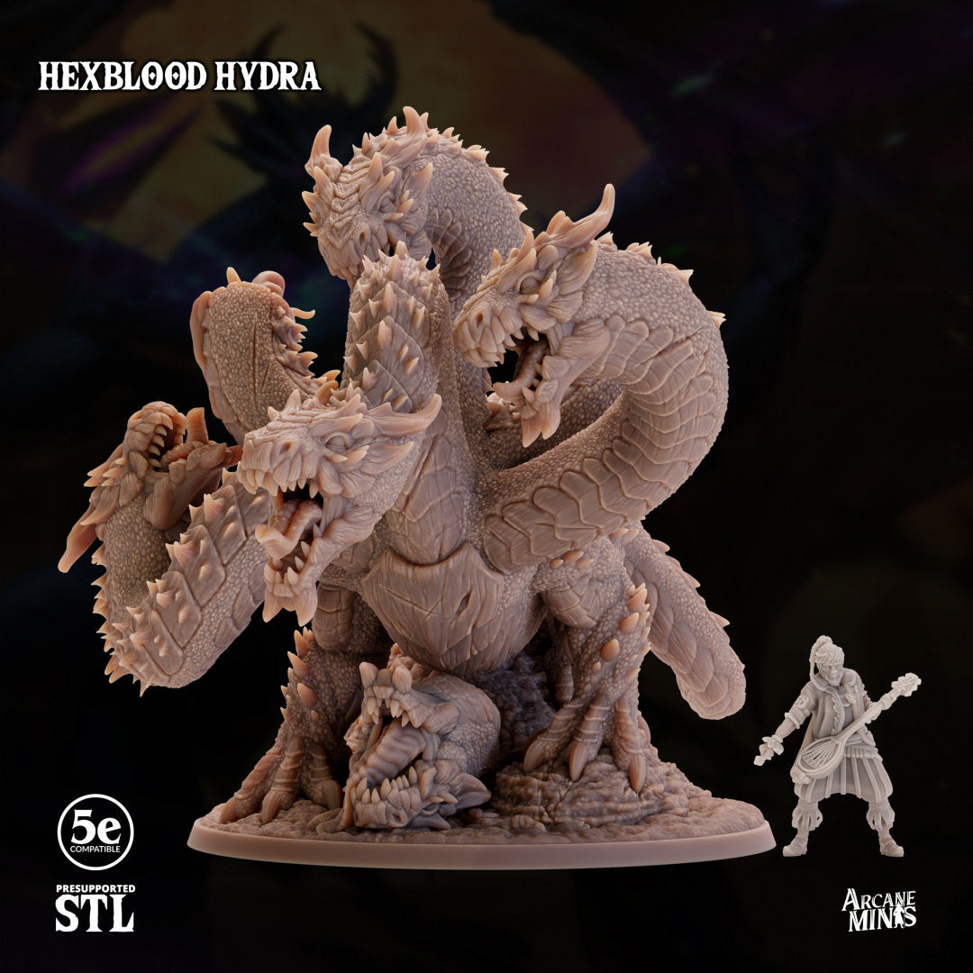 Hexblood Hydra by Arcane Minis | Please Read Description