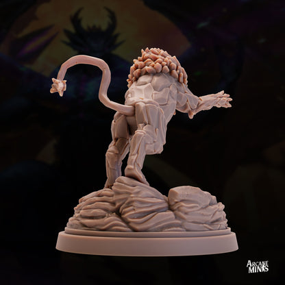 Stonemane Lion by Arcane Minis | Please Read Description