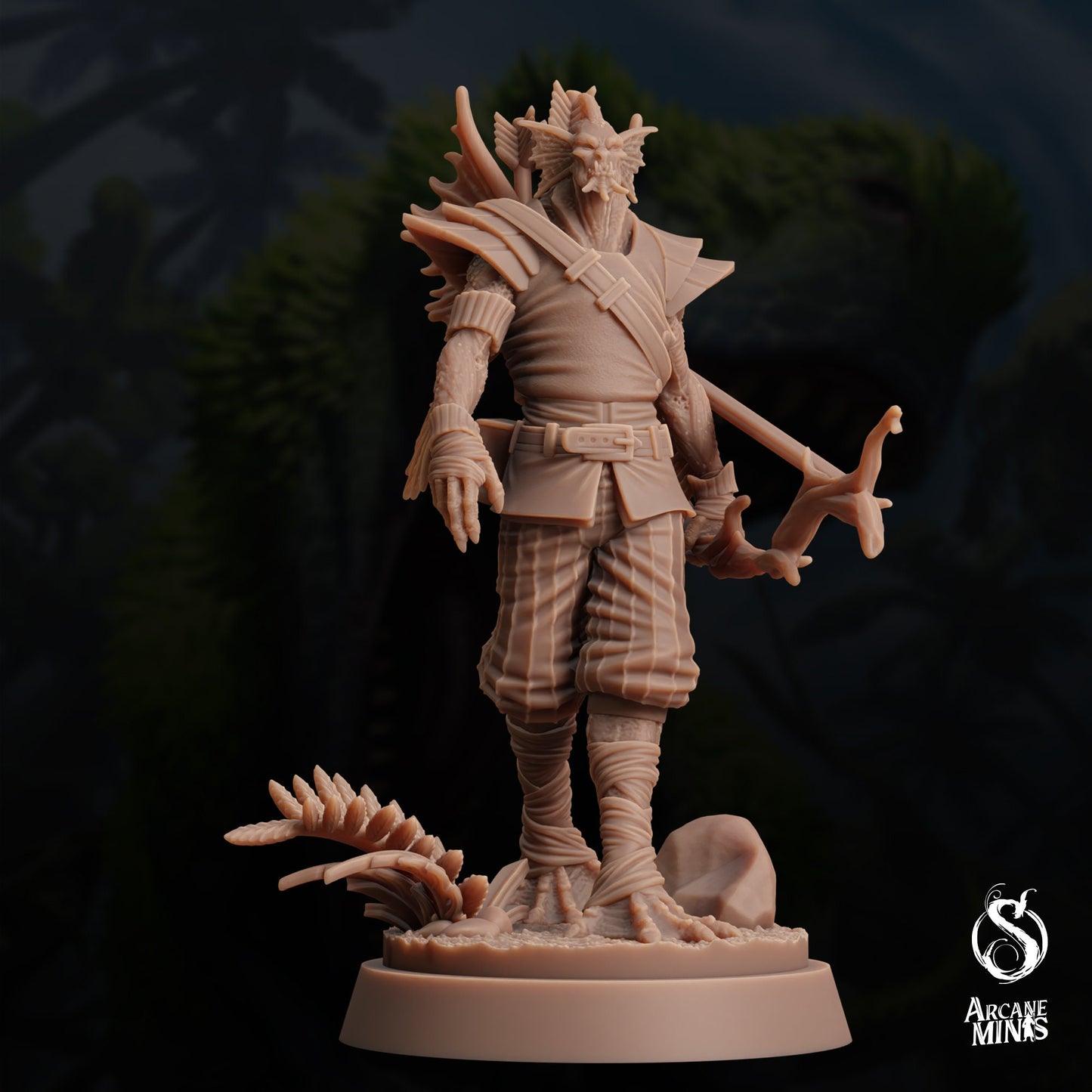 Sahuagin Ranger by Arcane Minis | Please Read Description