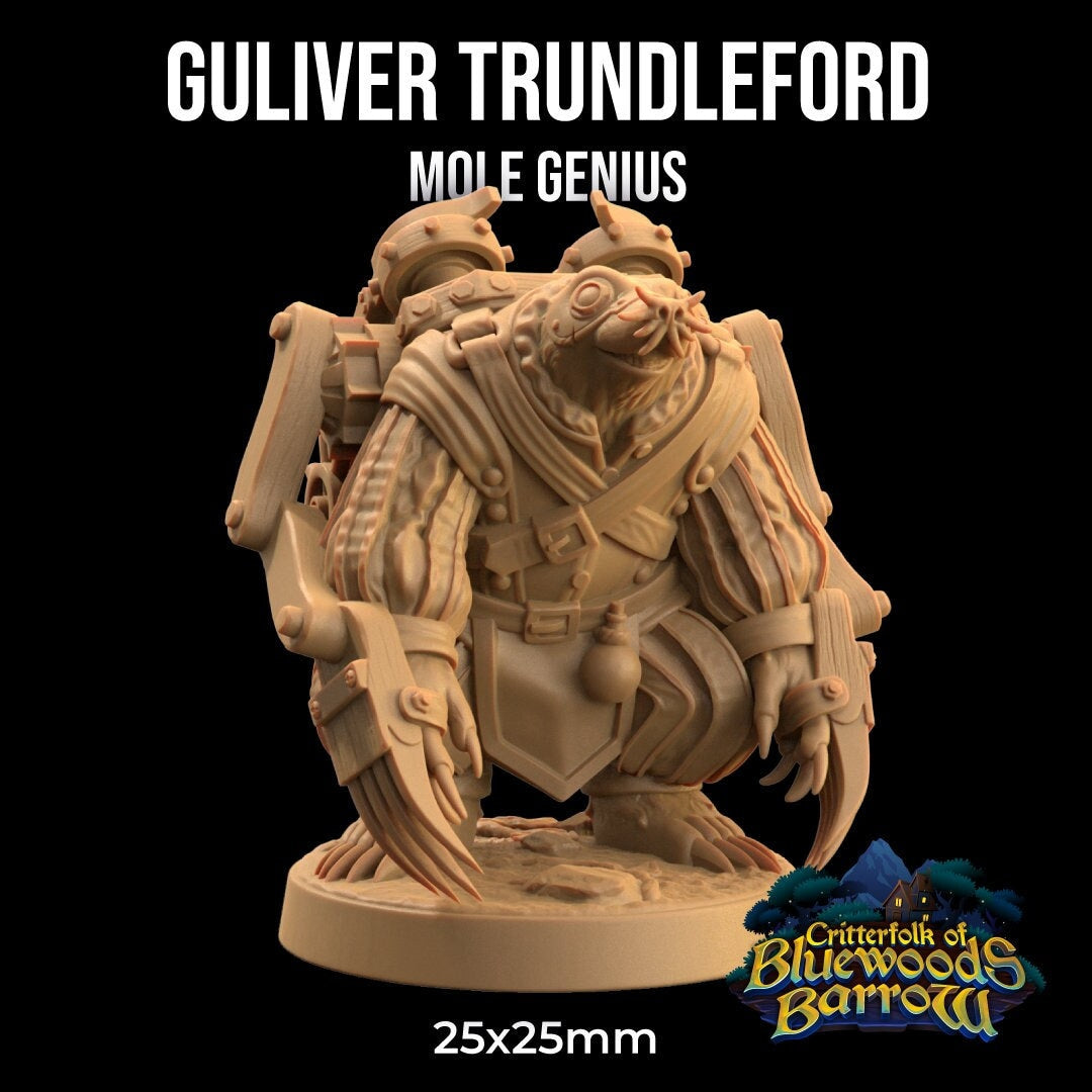 Guliver Trundleford, Mole Genius by Dragon Trappers Lodge | Please Read Description