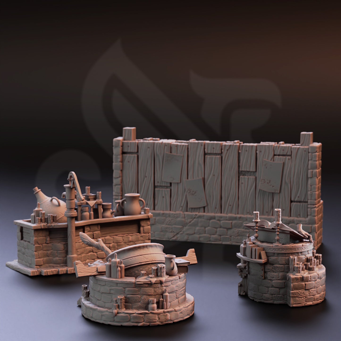 Granny Nora's Hovel Terrain (4-pk) by DM Stash | Please Read description