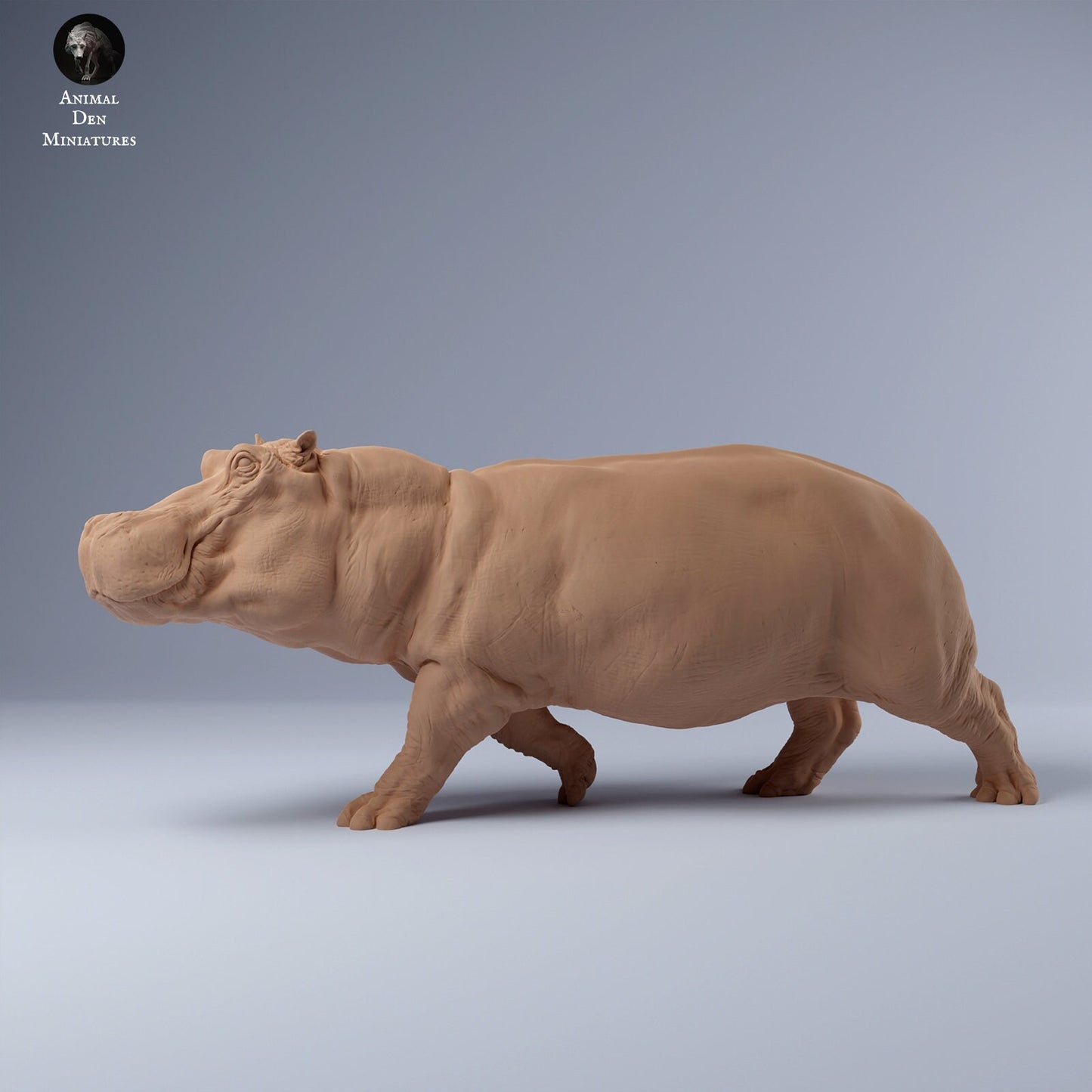 Hippopotamus 1:24 scale by Animal Den | Please Read Description
