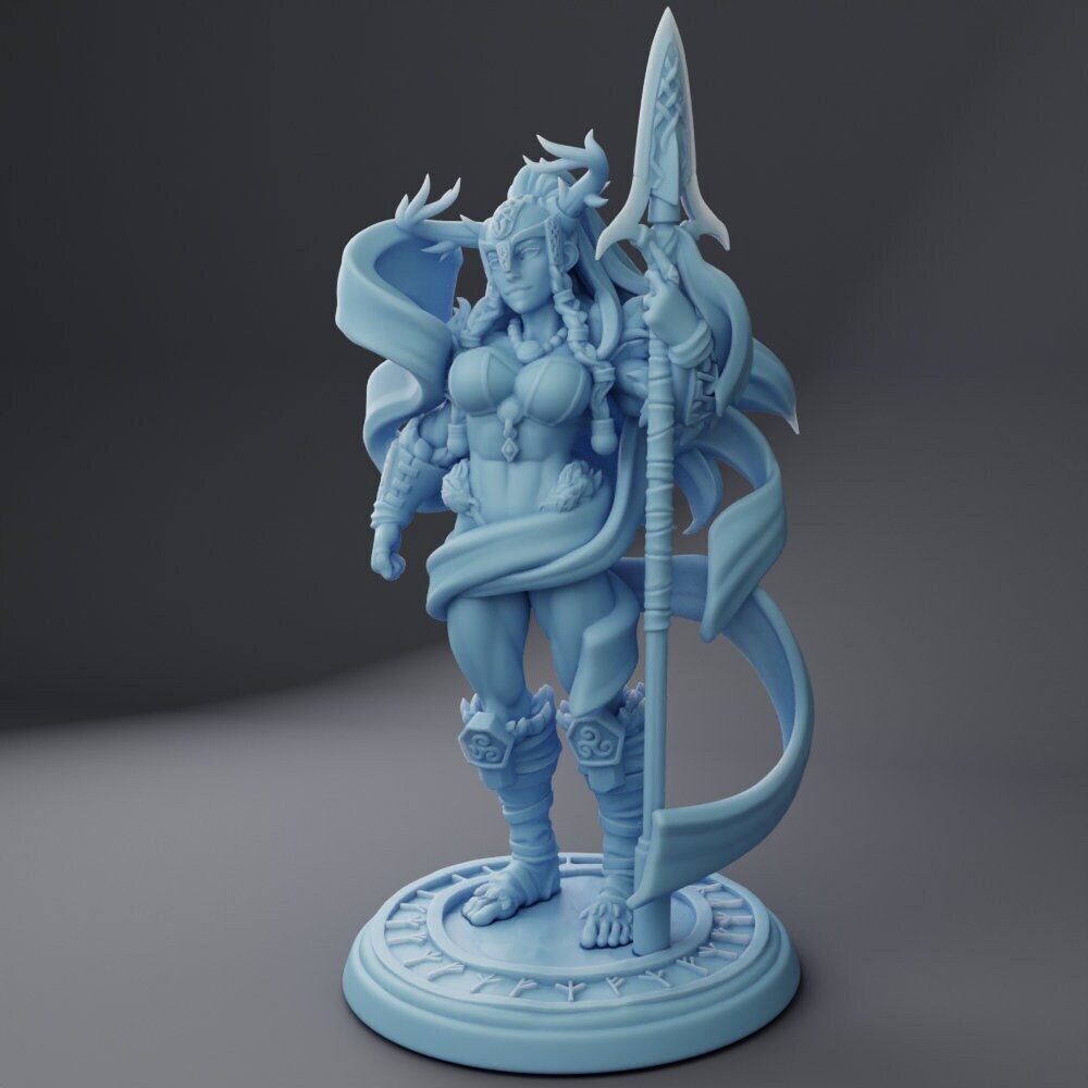 Styrkja, Warrior Goddess of Judgement by Twin Goddess Minis | Please Read Description