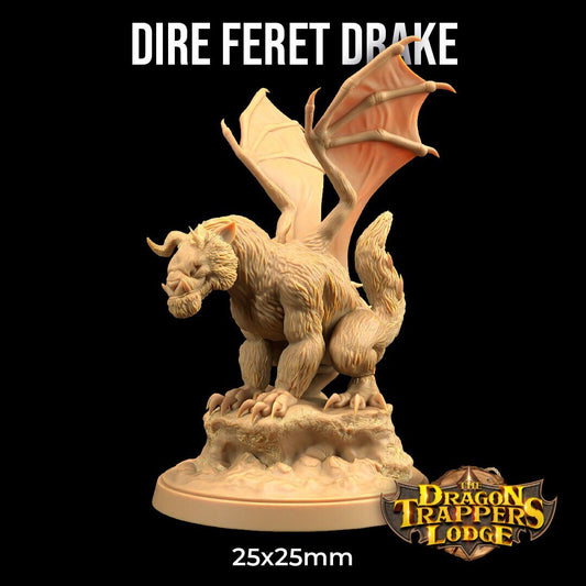 Dire Ferret Drake by Dragon Trappers Lodge | Please Read Description