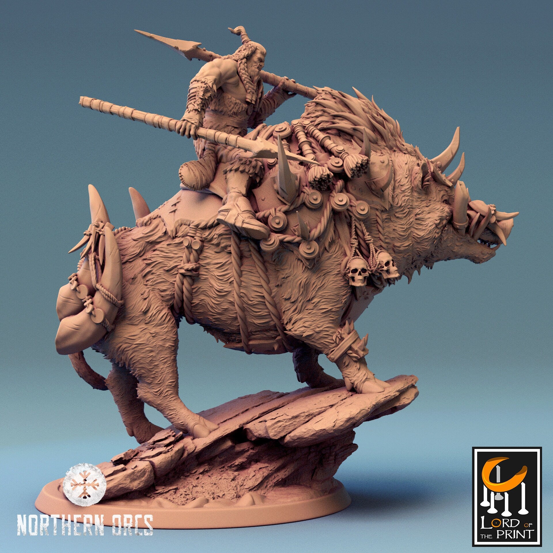 Northern Orcs, Mounted Boars by Lord of the Print | Please Read Description