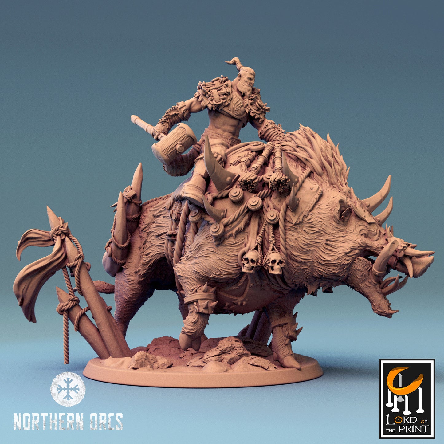 Northern Orcs, Mounted Boars by Lord of the Print | Please Read Description