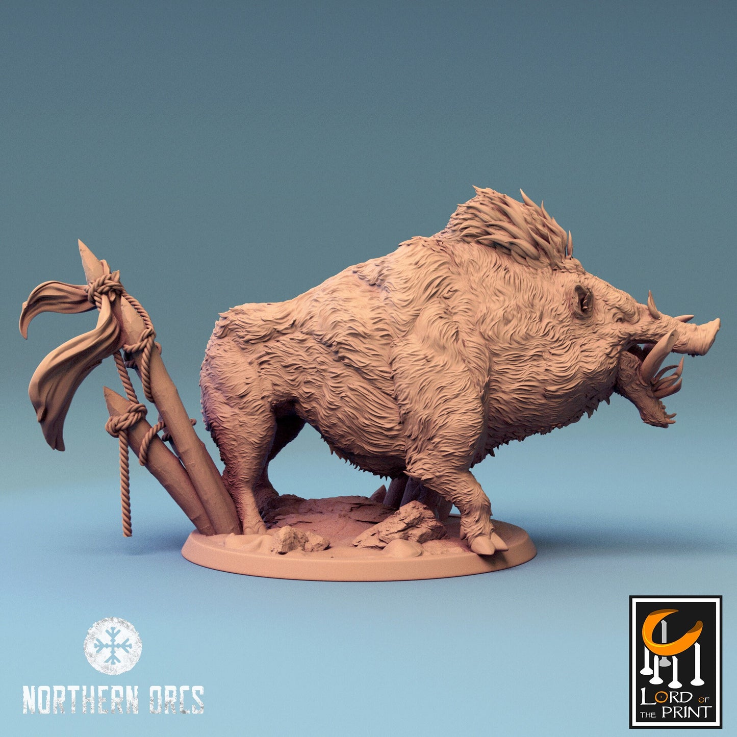 Northern Orcs, Wild Boars by Lord of the Print | Please Read Description