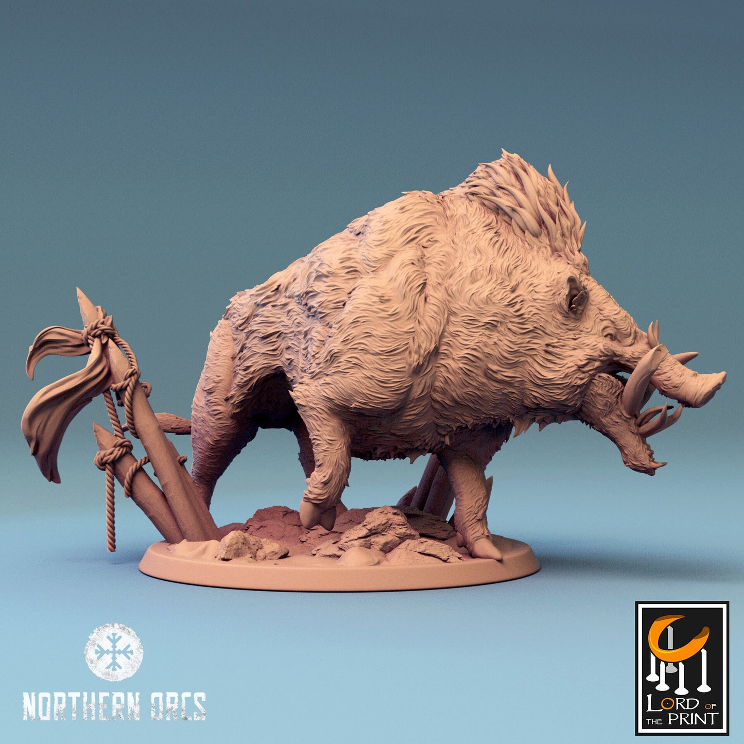 Northern Orcs, Wild Boars by Lord of the Print | Please Read Description