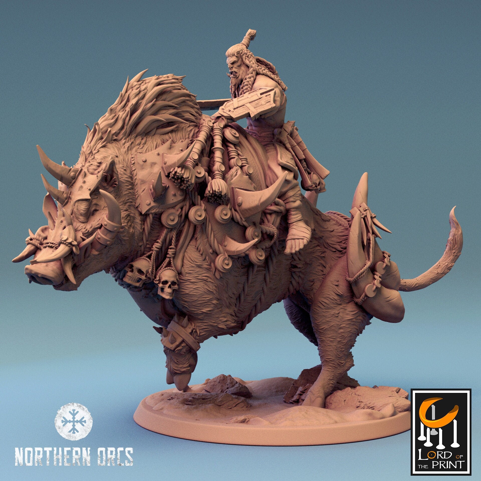 Northern Orcs, Mounted Boars by Lord of the Print | Please Read Description