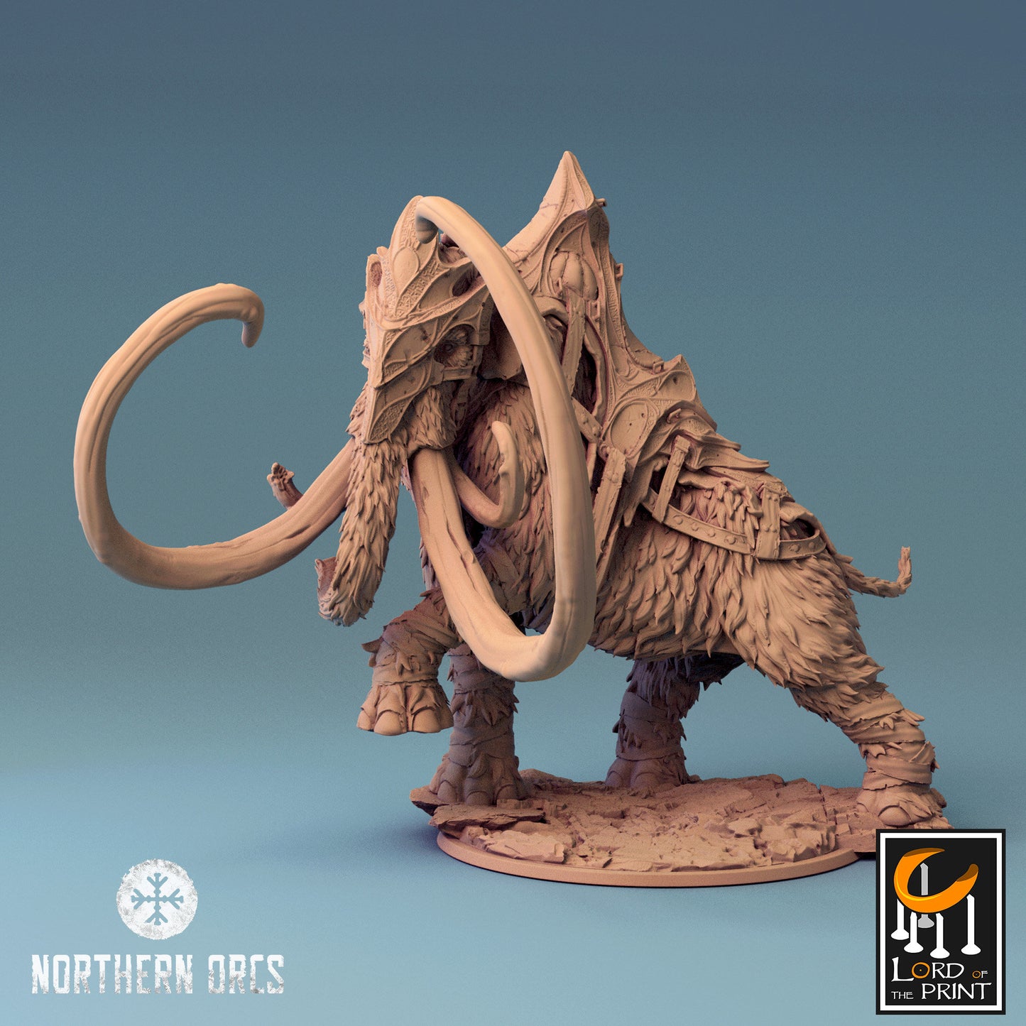 Northern Orcs, Frost Mammoth by Lord of the Print | Please Read Description