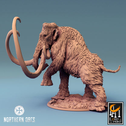 Northern Orcs, Frost Mammoth by Lord of the Print | Please Read Description