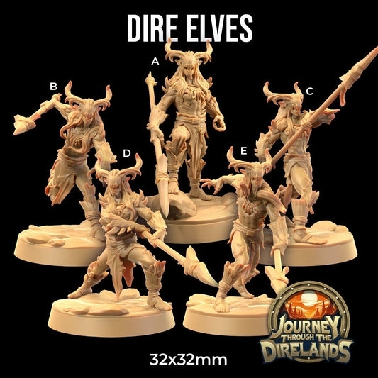 Dire Elves by Dragon Trappers Lodge | Please Read Description