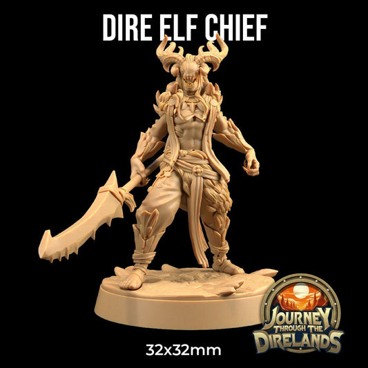 Dire Elf Chief by Dragon Trappers Lodge | Please Read Description