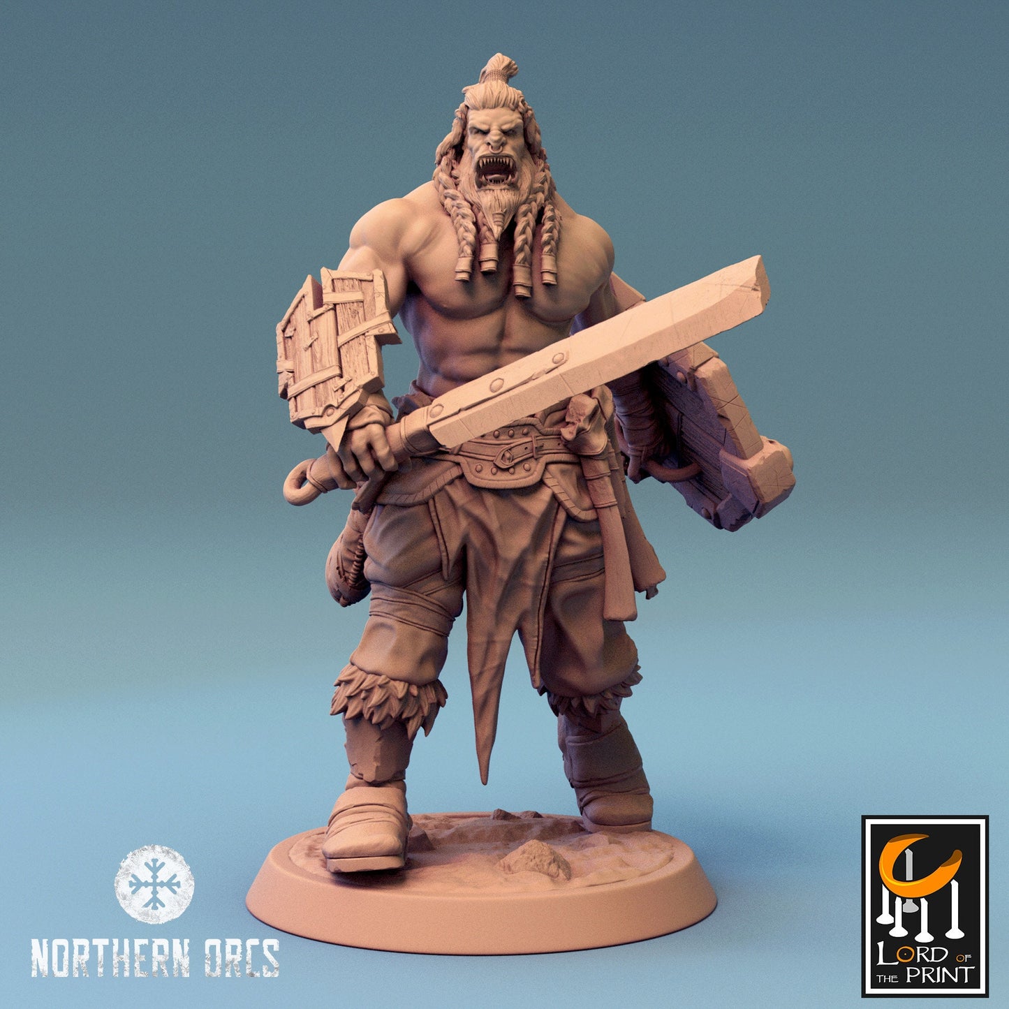 Northern Orc Swords and Spears by Lord of the Print | Please Read Description