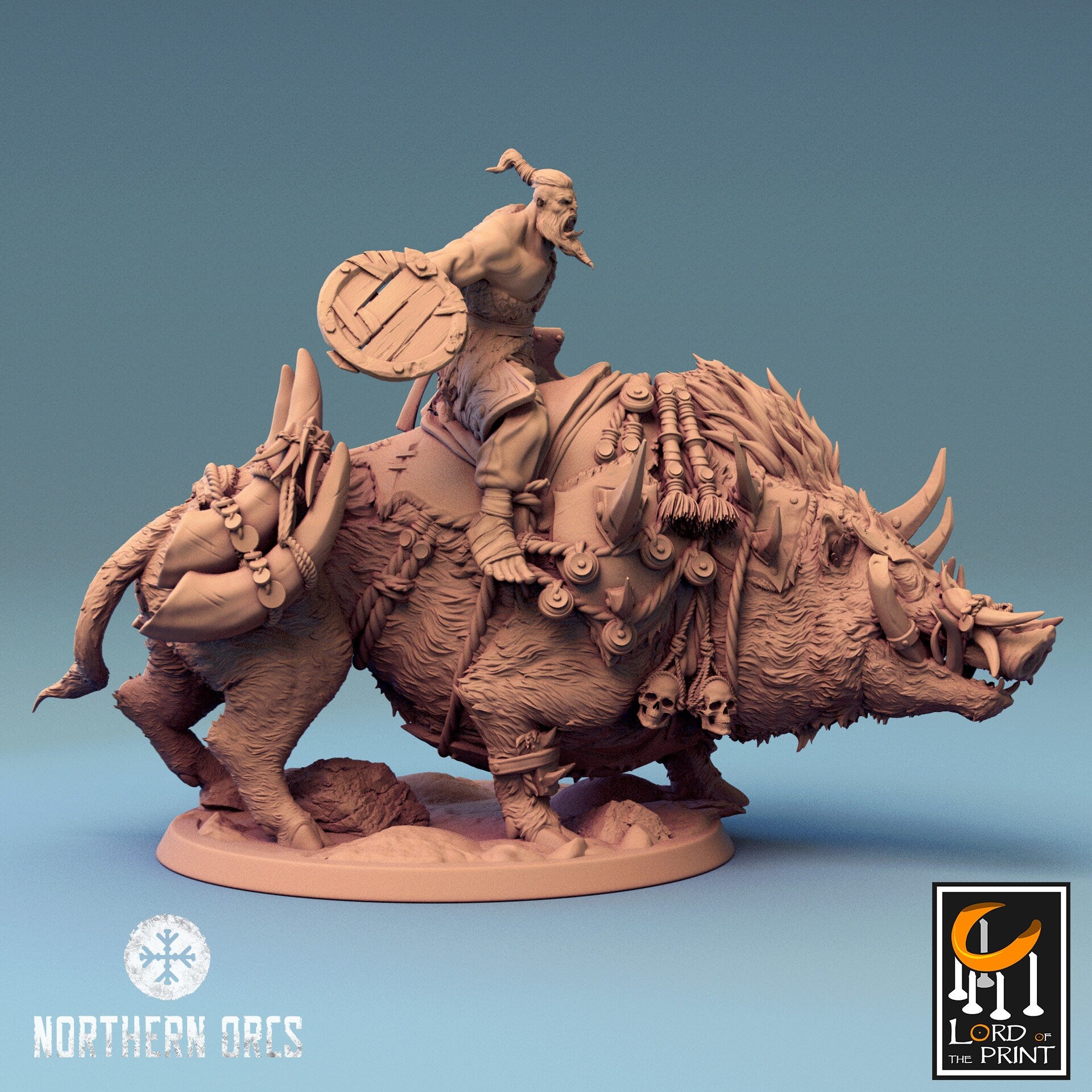 Northern Orcs, Mounted Boars by Lord of the Print | Please Read Description