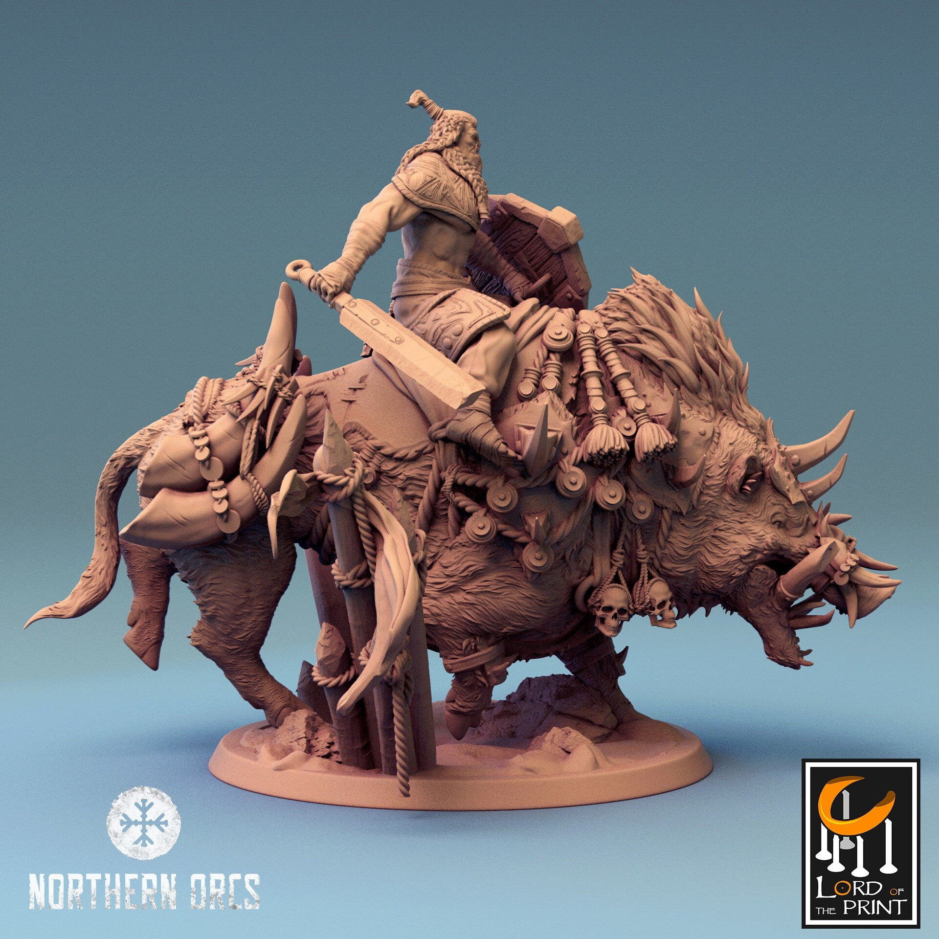 Northern Orcs, Mounted Boars by Lord of the Print | Please Read Description