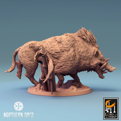 Northern Orcs, Wild Boars by Lord of the Print | Please Read Description