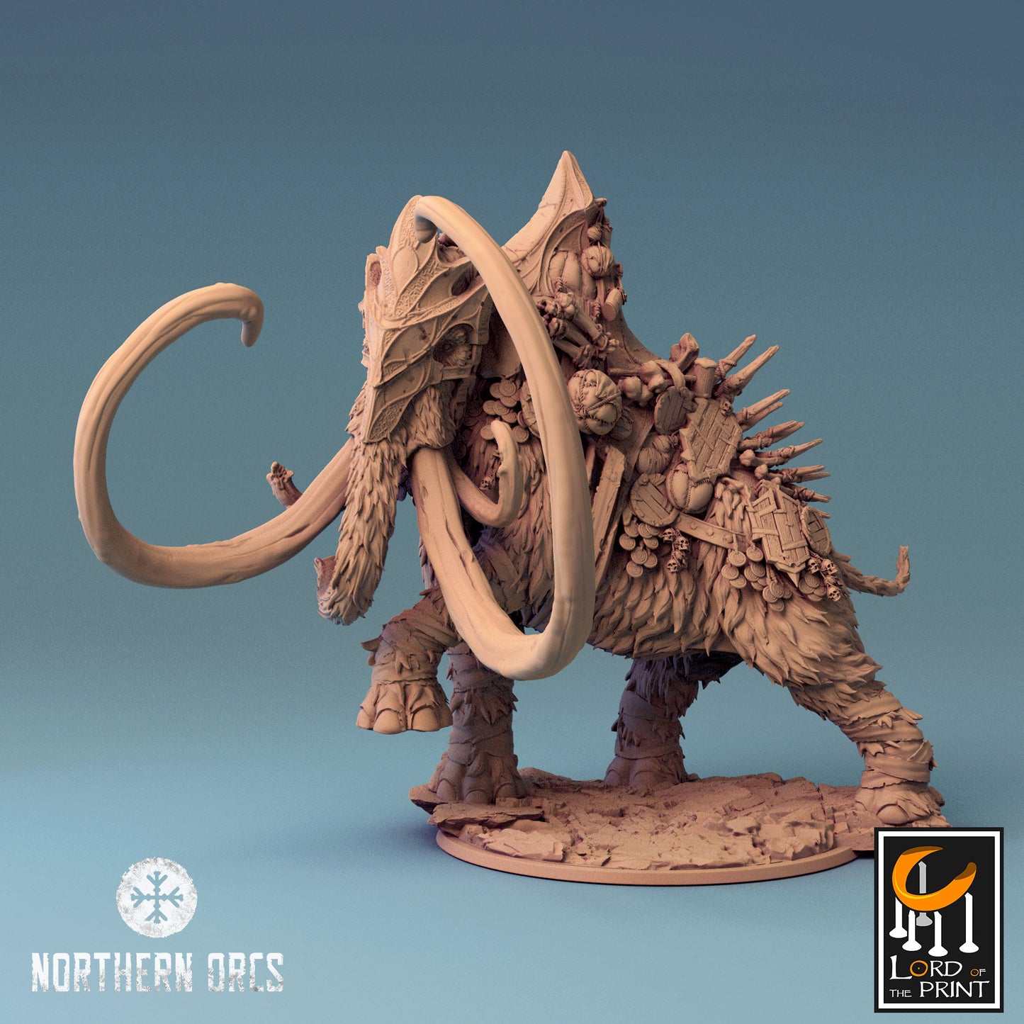 Northern Orcs, Frost Mammoth by Lord of the Print | Please Read Description