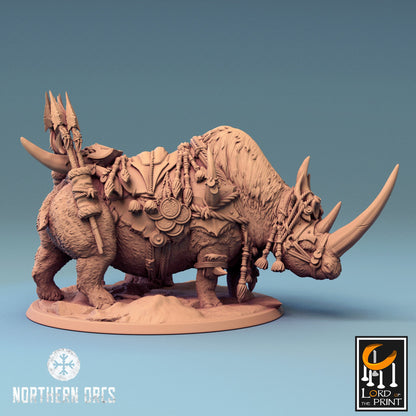 Northern Orcs, Rhinos by Lord of the Print | Please Read Description