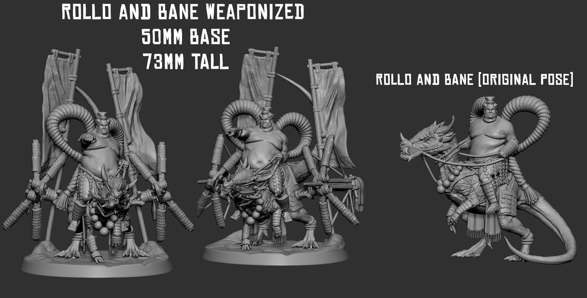 Rollo and Bane, Weaponized by Mini Monster Mayhem | Please Read Description