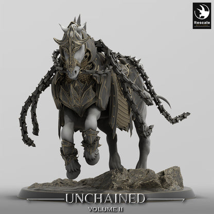 Saddled Unchained Horses by Rescale Miniatures | Please Read Description