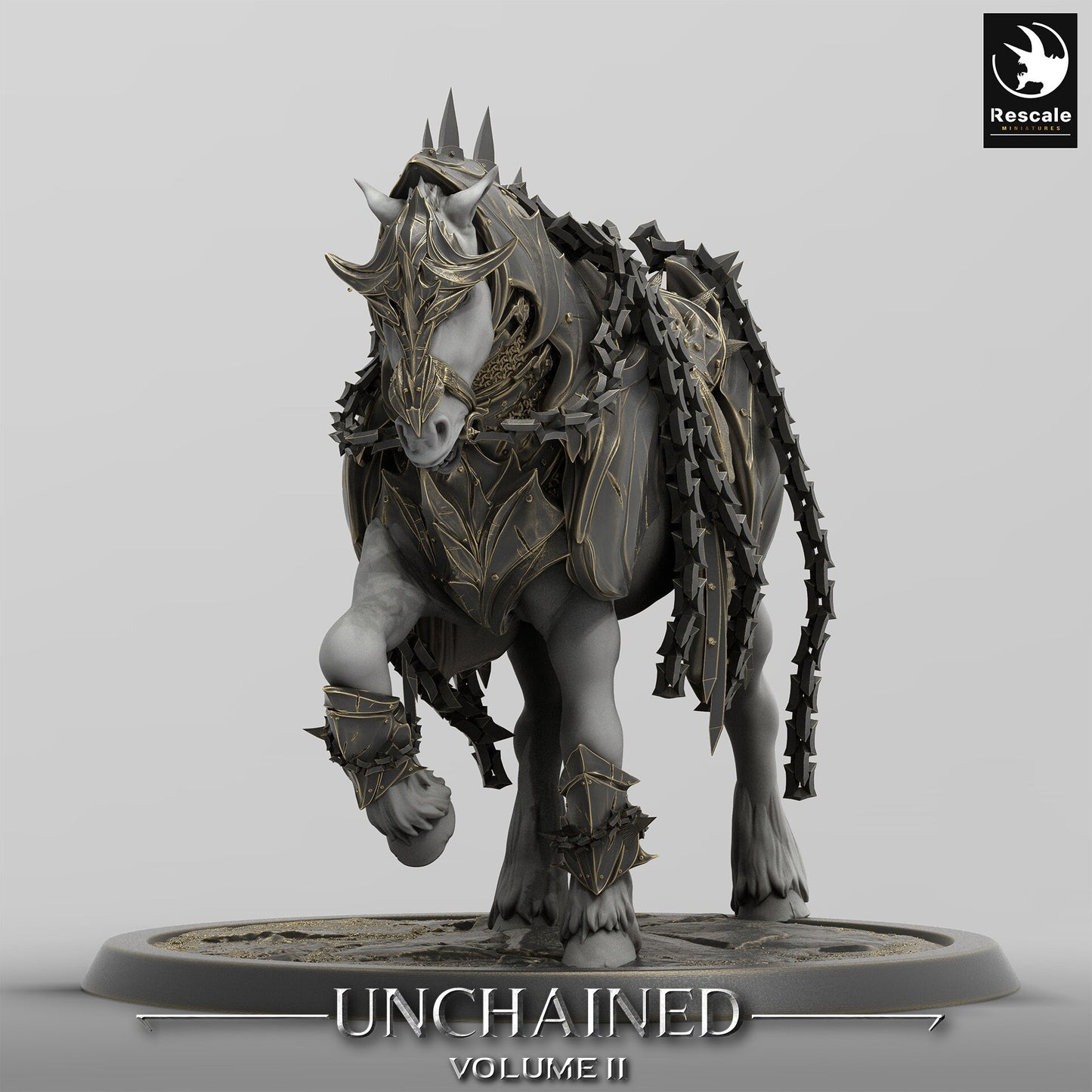 Saddled Unchained Horses by Rescale Miniatures | Please Read Description