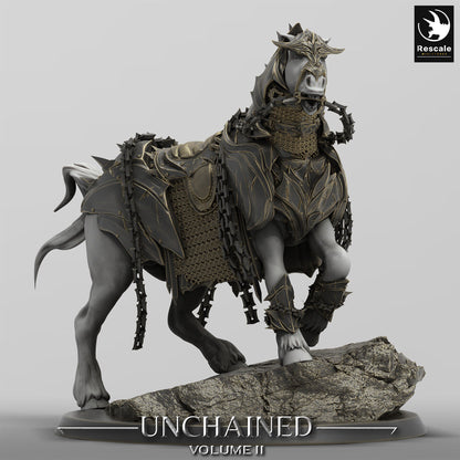 Saddled Unchained Horses by Rescale Miniatures | Please Read Description