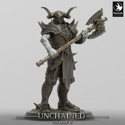 Unchained Axe Raiders by Rescale Miniatures | Please Read Description