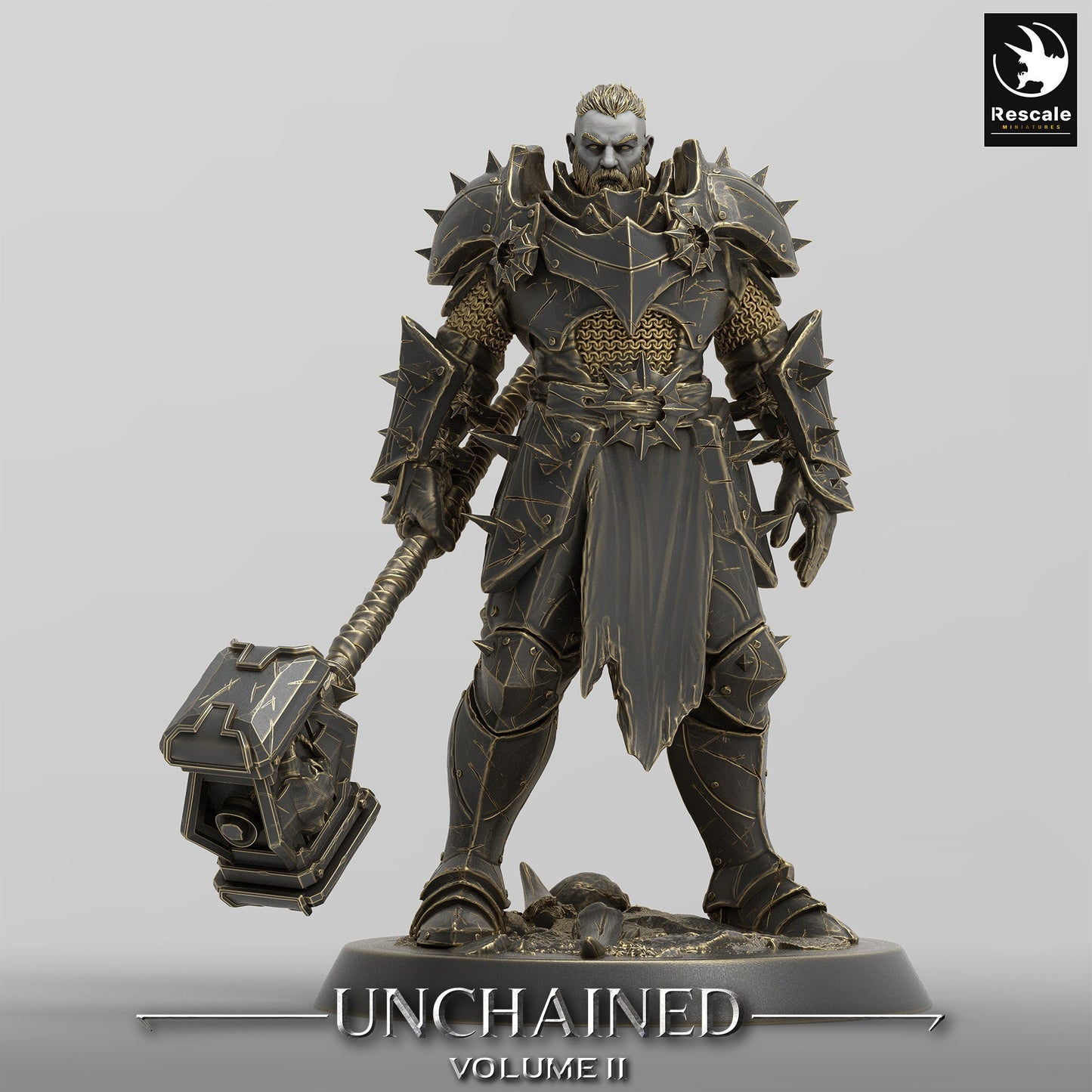 Unchained Hammer Warriors by Rescale Miniatures | Please Read Description